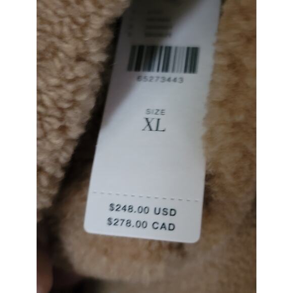 Anthropologie LaBiz Relaxed Sherpa Moto Jacket - New XL - Picture 9 of 9